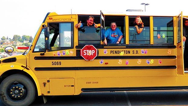 Back to Ghoul Fundraiser collects school supplies for Pendleton-area students.