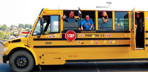 Back to Ghoul Fundraiser collects school supplies for Pendleton-area students.