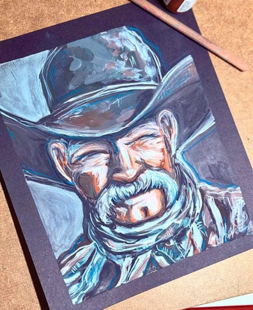 Meet Western artist Michelle Hopper and view her works at the "Business is Brewing" series at the Morrow Art Center in Heppner.