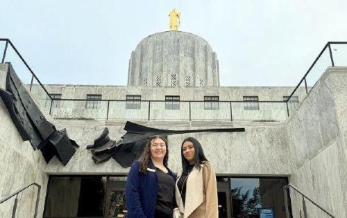 BMCC students leaders recognized on Senate floor during Community College Day